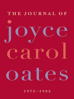 cover image of The Journal of Joyce Carol Oates